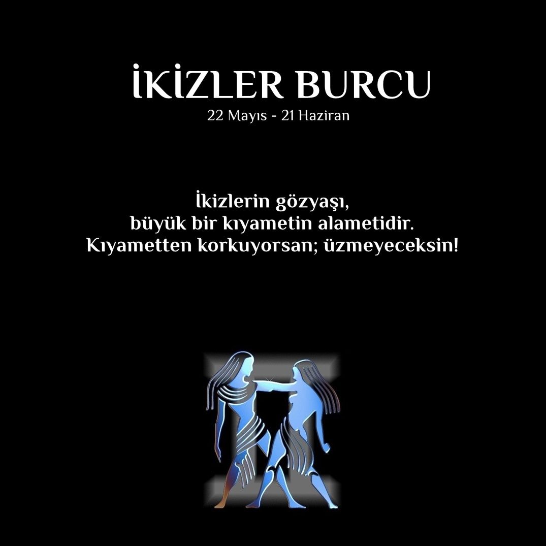 İkizler Adamı: Tatlı ve arkadaş canlısıdır. Güzel sözleri, akılcı konuşması, bilgisi ve tecrübesiyle hoşlandığı kişiyi kolaylıkla etkileyebilir. Seyahat etmeyi sever, aktif ve değişken bir hayatı tercih eder. Aşktan kolayca s