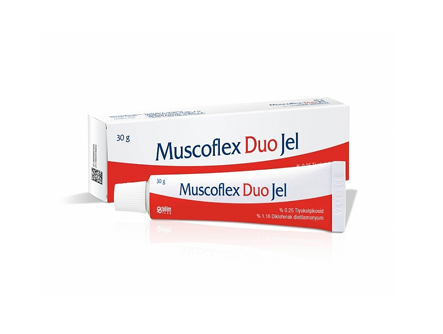 Muscoflex Duo Gel'in kas gevşetici olup olmadığı sorusu birçok kişiyi endişelendiriyor. Diklofenak içeren bu ürün, nonsteroidal ve antiinflamatuar ilaçlar grubuna aittir. İçeriğindeki bir diğer etken madde olan tiyokolşikosid