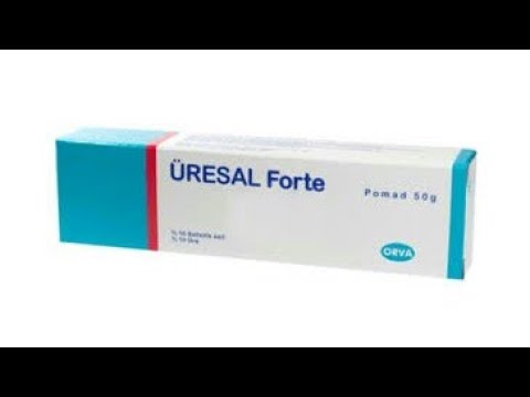 URESAL FORTE, harici kullanım için bir pomaddır. Yumuşatıcılar ve koruyucular adı verilen bir ilaç grubuna aittir. 100 gr aktif maddede 10 gr üre ve 10 gr salisilik asit içerir. URESAL FORTE, ağzında plastik kapaklı, 50 gr op